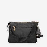 Borsa a Tracolla in Ecopelle Nera - Refresh