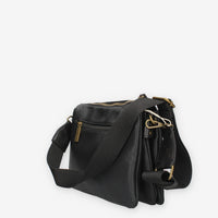Borsa a Tracolla in Ecopelle Nera - Refresh