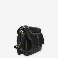 Borsa a Tracolla in Ecopelle Nera - Refresh