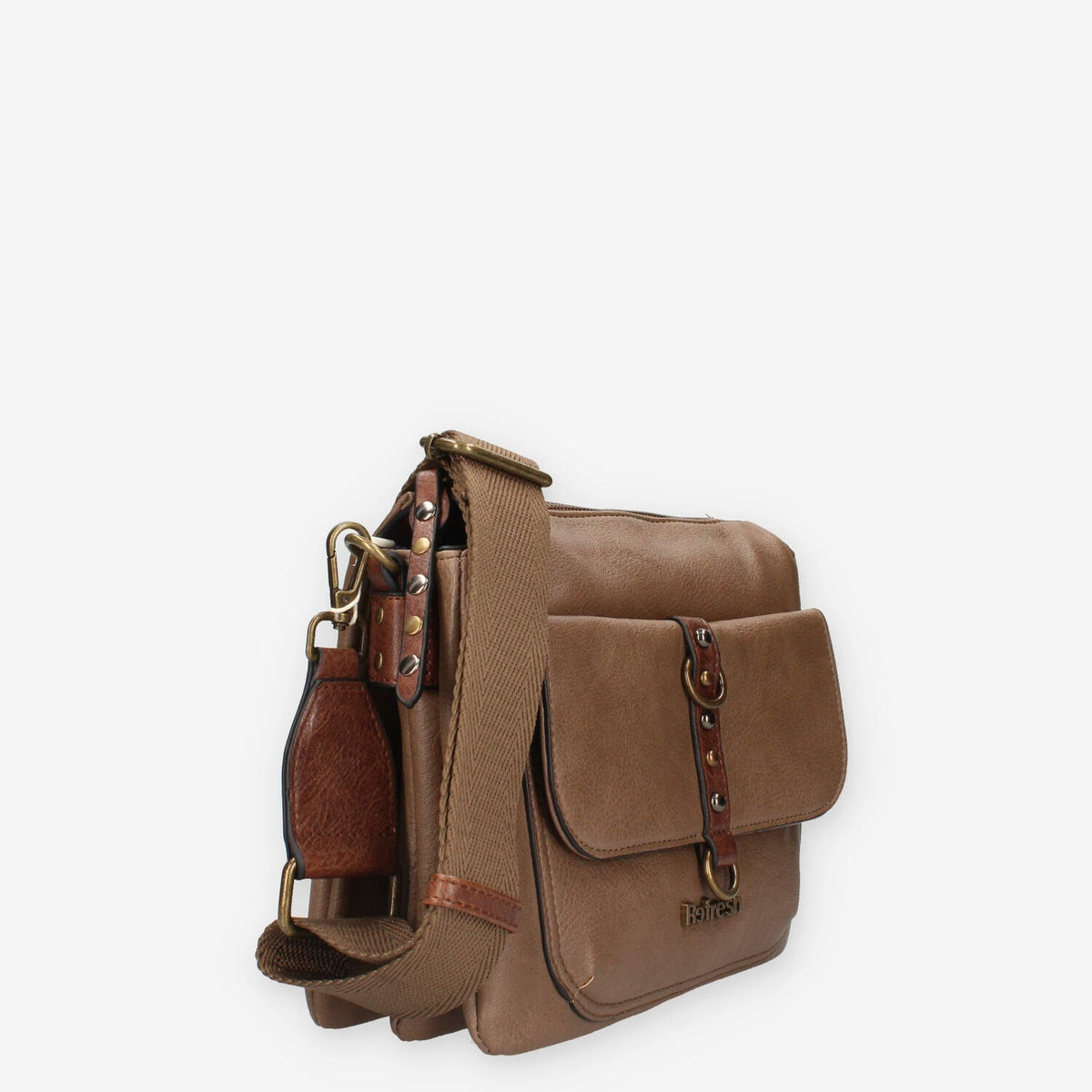 Borsa a Tracolla Taupe Elegante - Refresh