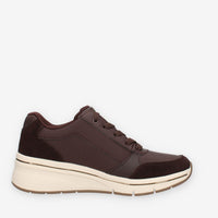 Skechers BILLION FLEX-LUXE UP - Scarpe Eleganti in Colore Cioccolato