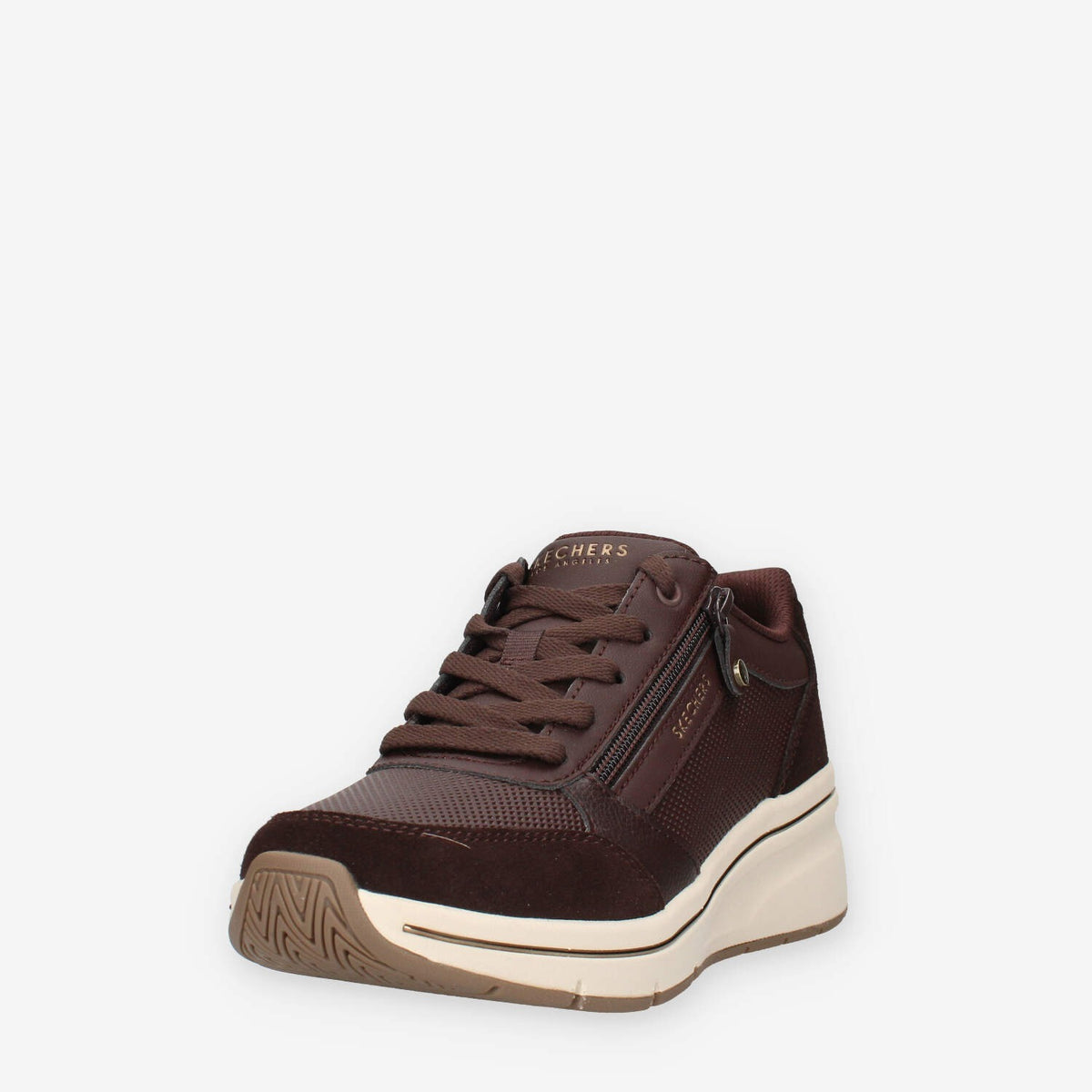 Skechers BILLION FLEX-LUXE UP - Scarpe Eleganti in Colore Cioccolato