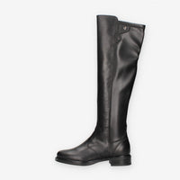 Stivali Alti in Pelle Nero Giardini - Eleganza e Comfort