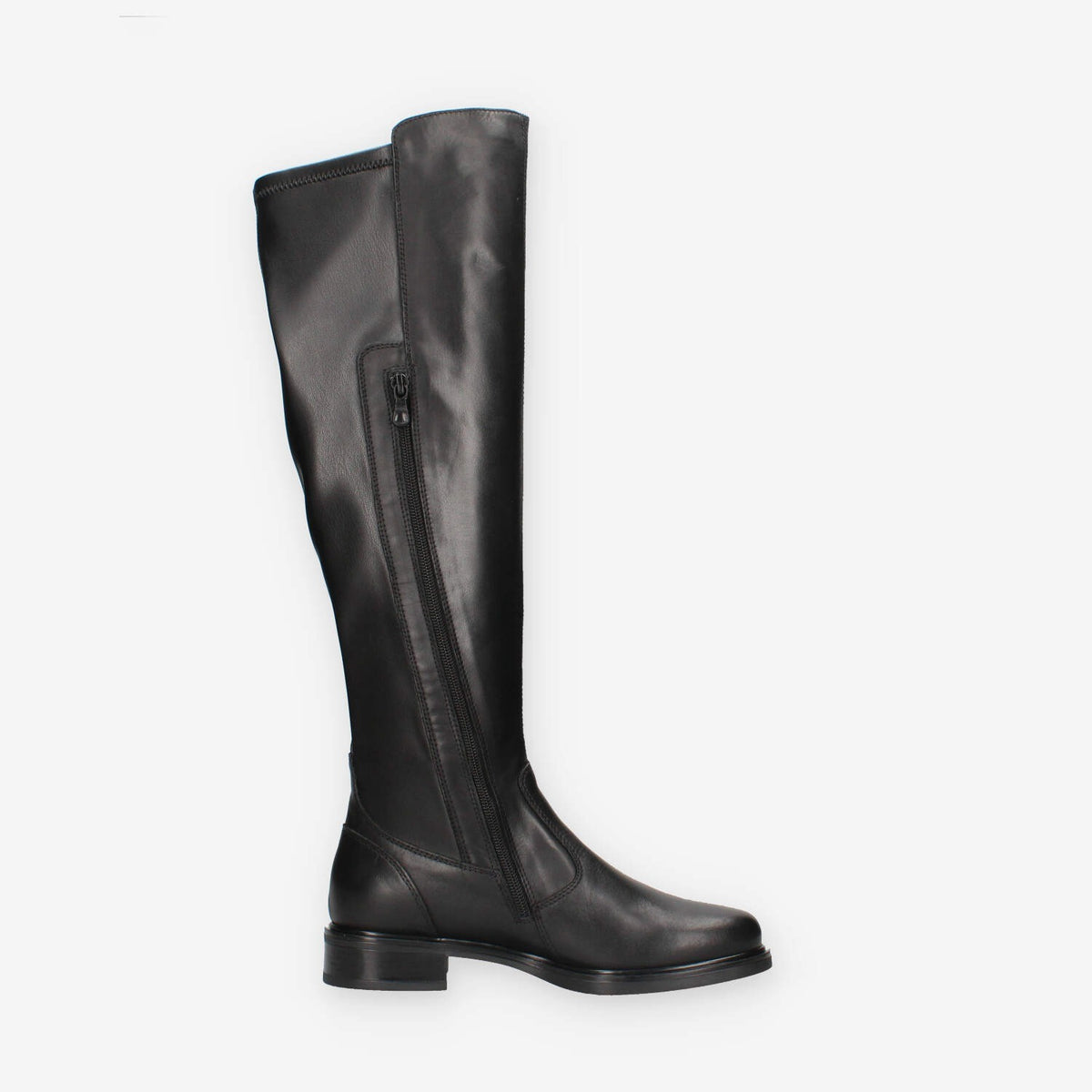 Stivali Alti in Pelle Nero Giardini - Eleganza e Comfort