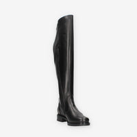 Stivali Alti in Pelle Nero Giardini - Eleganza e Comfort