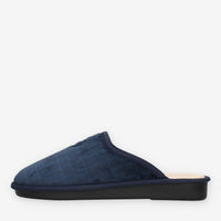 Pantofole Comfort Uomo in velluto Blu - VALLEVERDE