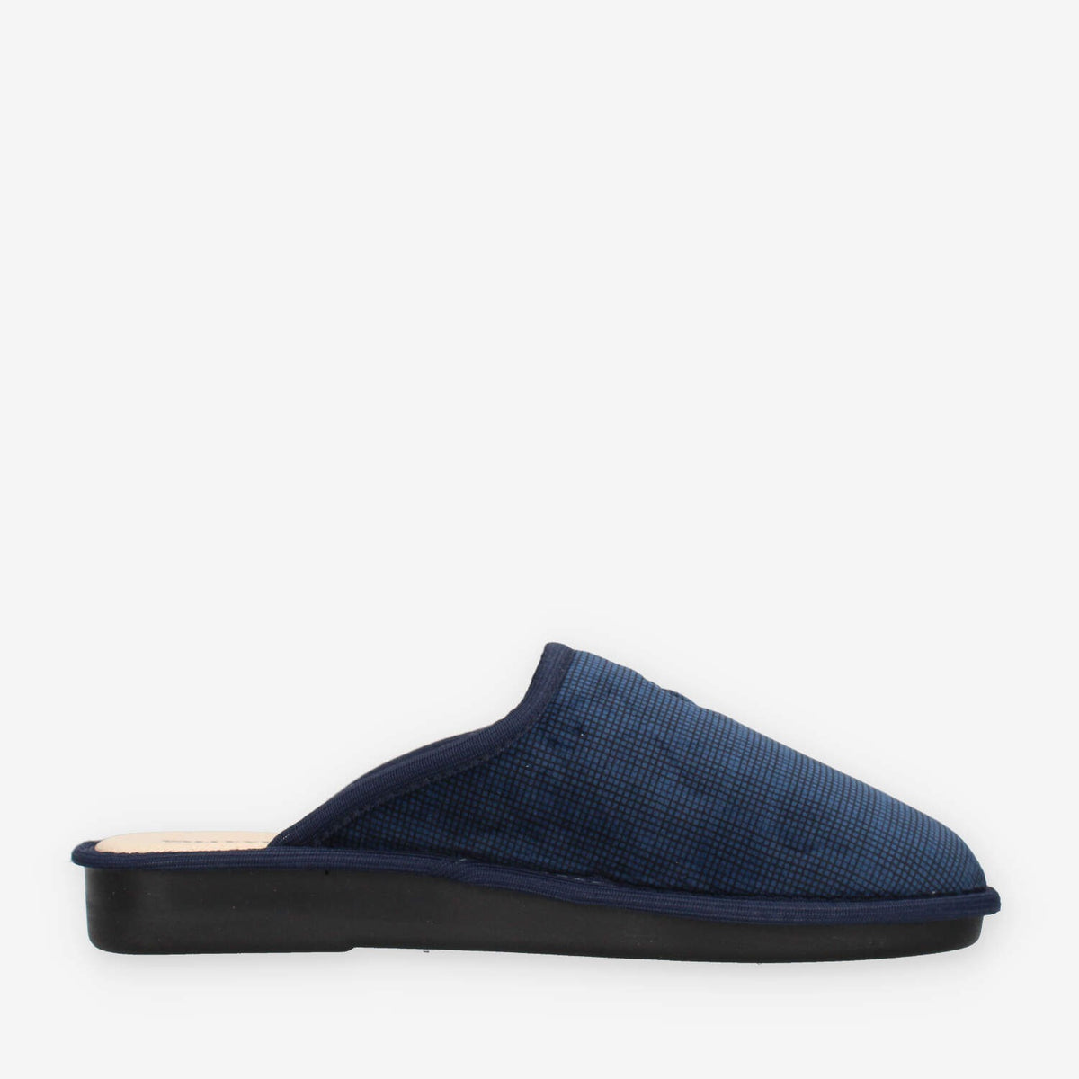 Pantofole Comfort Uomo in velluto Blu - VALLEVERDE