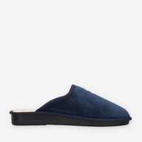 Pantofole Comfort Uomo in velluto Blu - VALLEVERDE