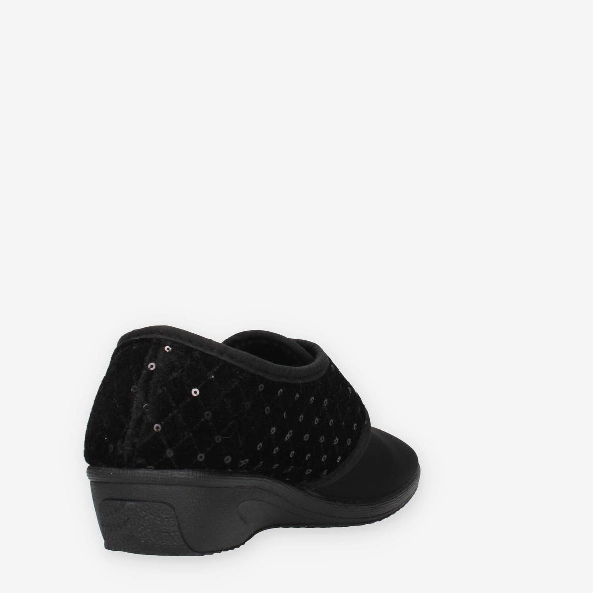 Scarpa Comfort Nera con Strass - Valleverde