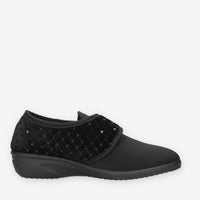 Scarpa Comfort Nera con Strass - Valleverde