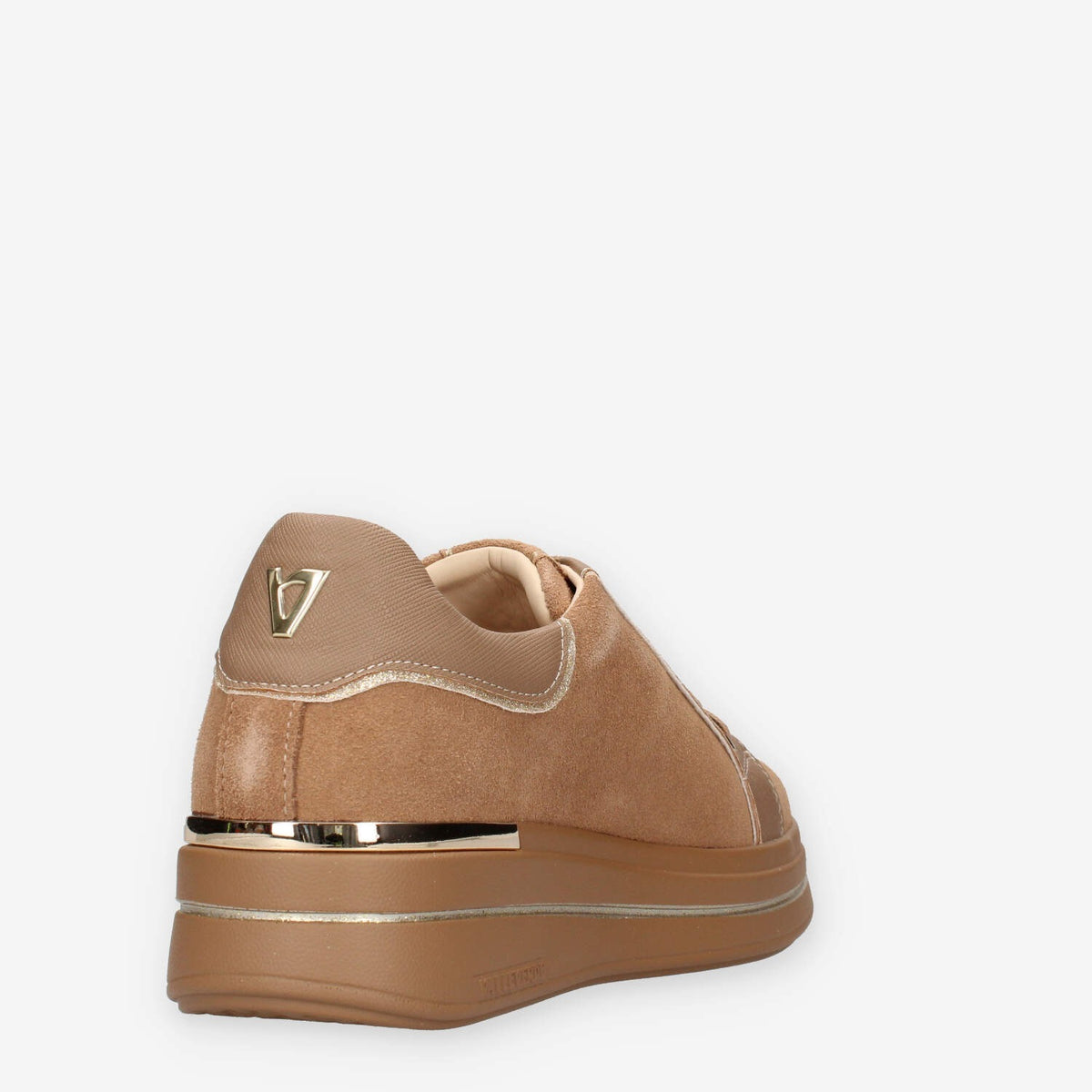 Sneaker Platform Donna in Taupe - VALLEVERDE