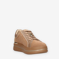 Sneaker Platform Donna in Taupe - VALLEVERDE