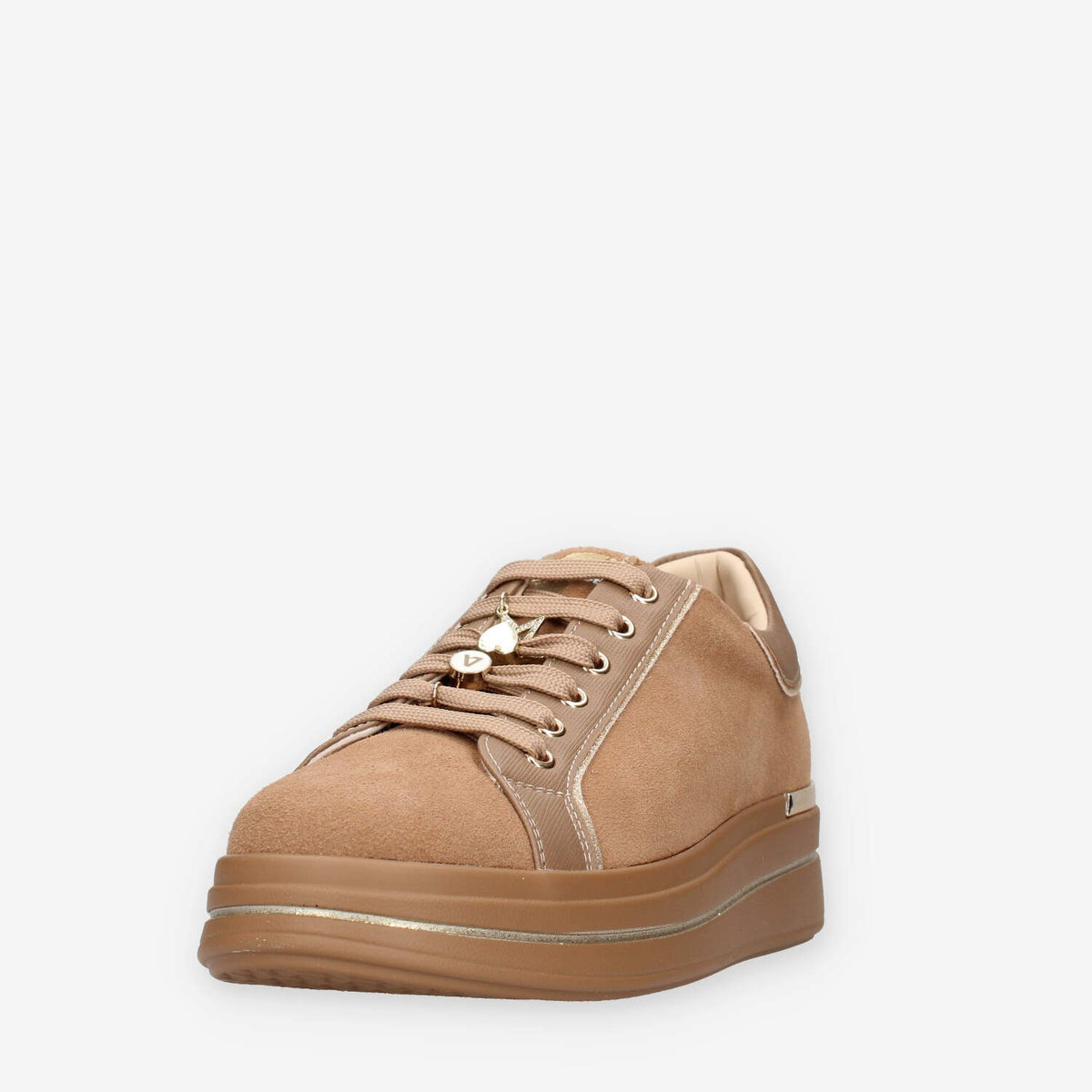 Sneaker Platform Donna in Taupe - VALLEVERDE
