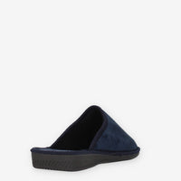 Pantofole Uomo in Velluto Blu - VALLEVERDE
