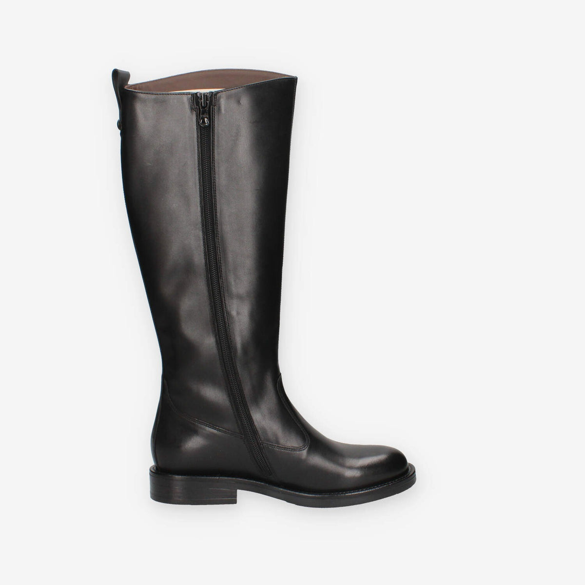 Stivali Alti in Pelle Nero Giardini - Eleganza e Comfort