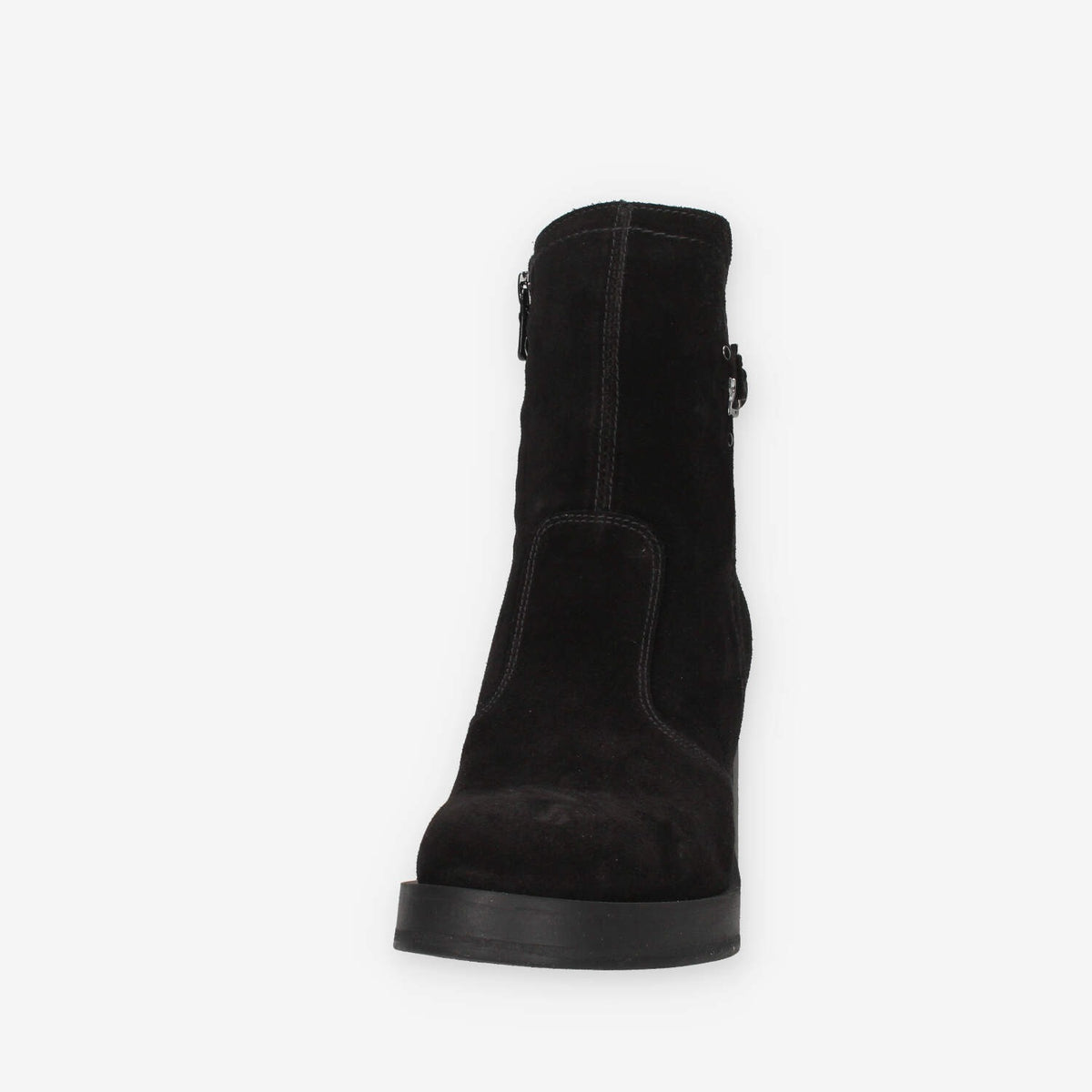 Stivaletti in Pelle Scamosciata Nero Giardini - Eleganza e Comfort