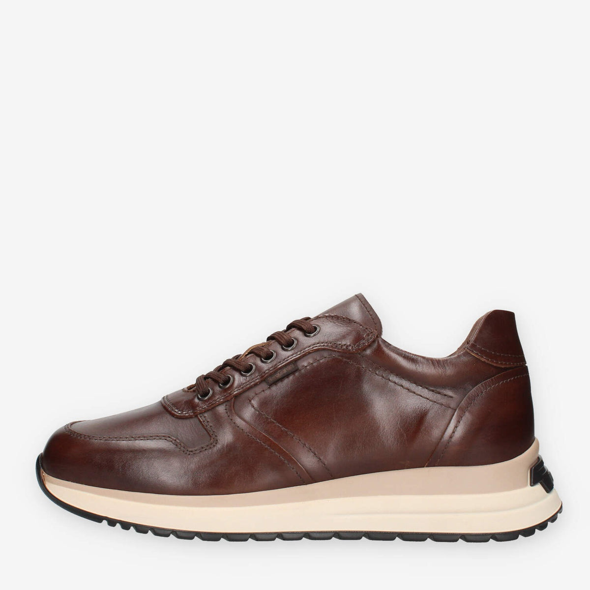 Sneakers in Pelle Marrone - Nero Giardini I601301U-412