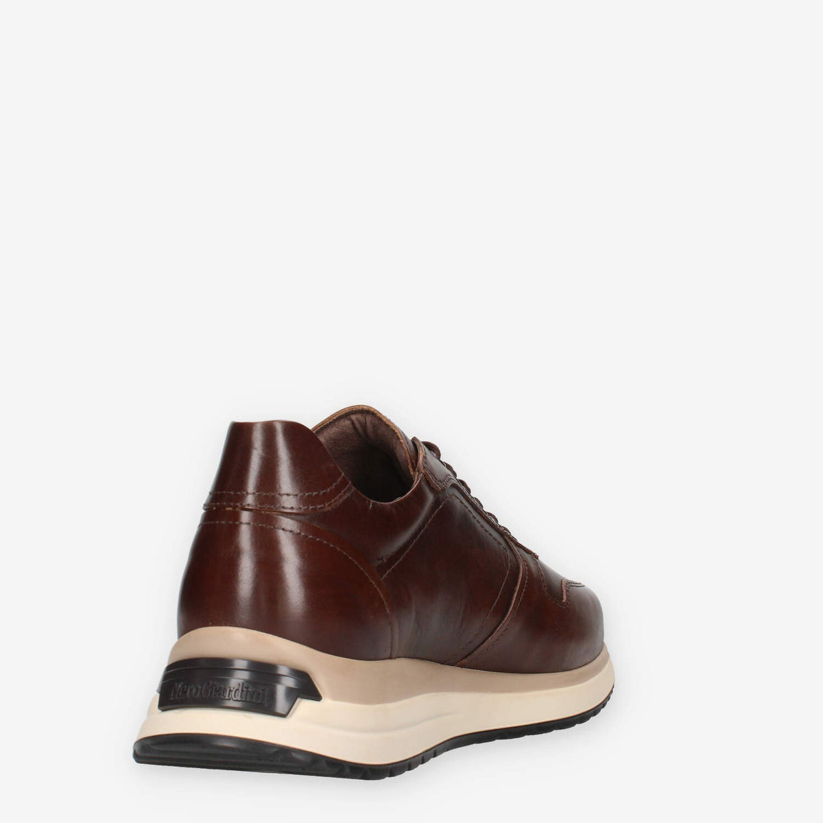 Sneakers in Pelle Marrone - Nero Giardini I601301U-412