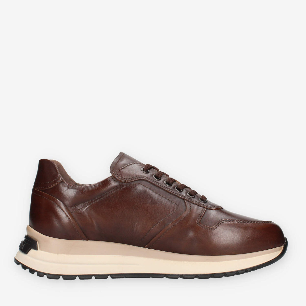 Sneakers in Pelle Marrone - Nero Giardini I601301U-412