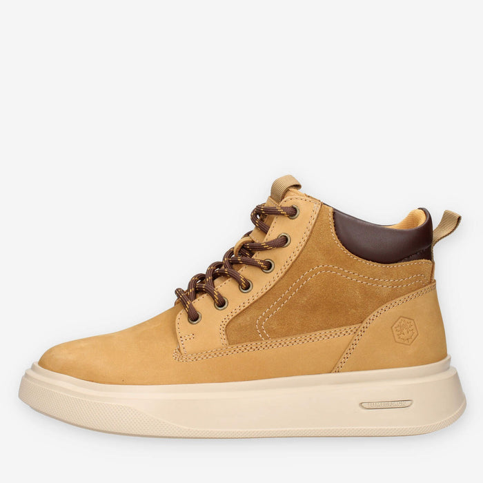Scarpe da Uomo Lumberjack in Pelle Tan Yellow