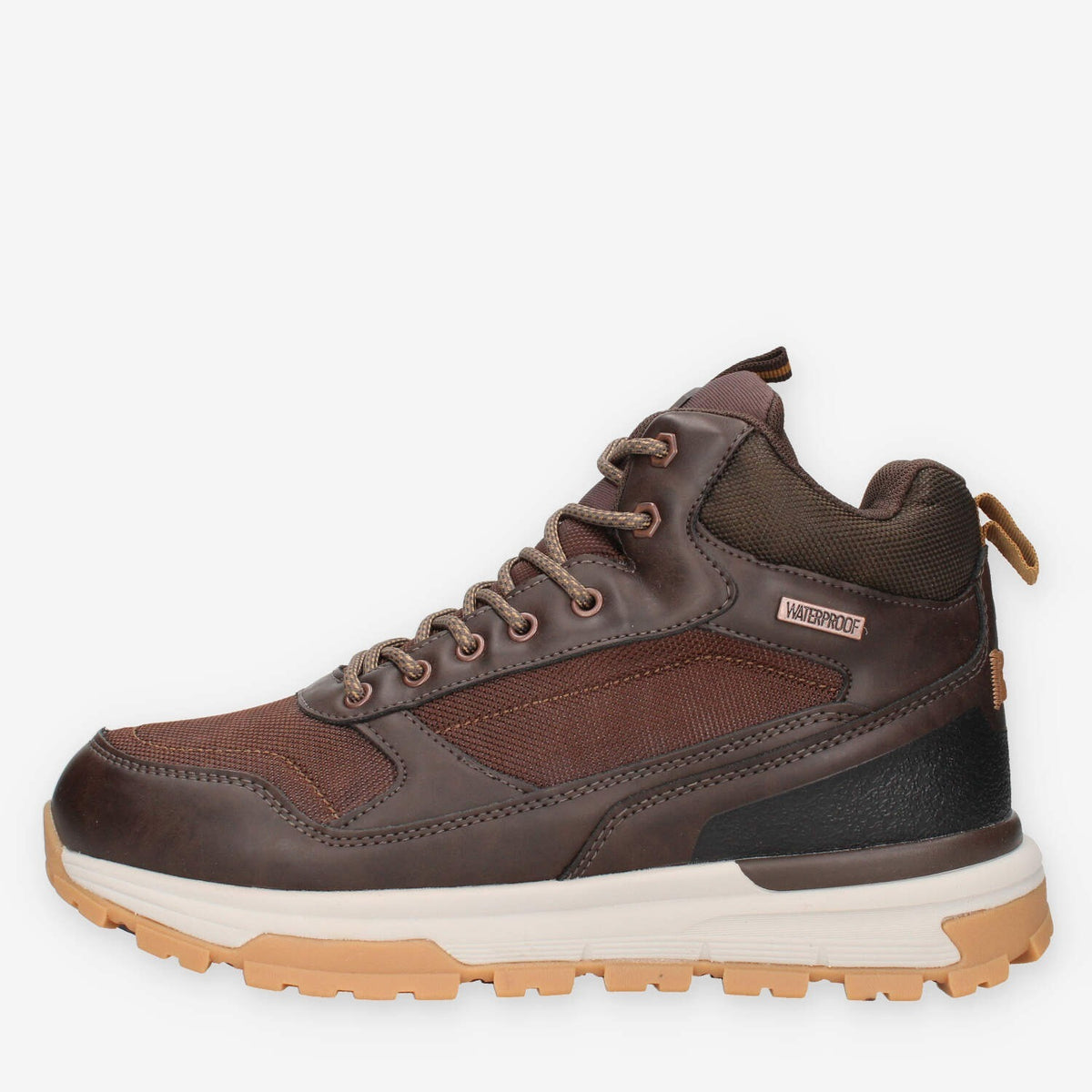 Scarponcini Impermeabili Uomo in ecopelle marrone - Lumberjack