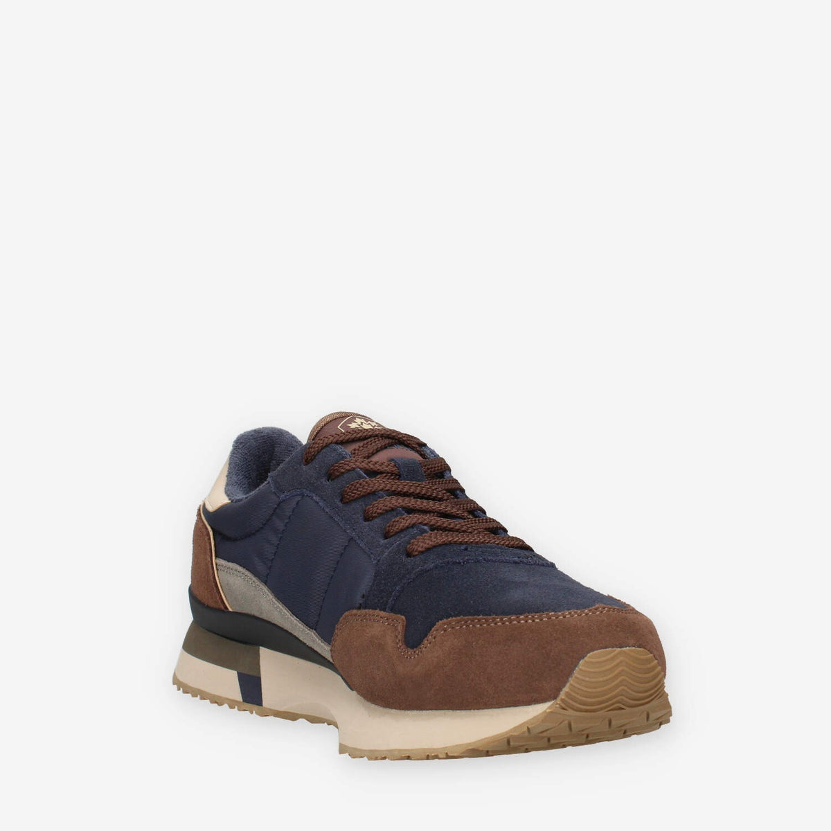 Sneakers Uomo Lumberjack in Pelle e Tessuto - Colore Marrone