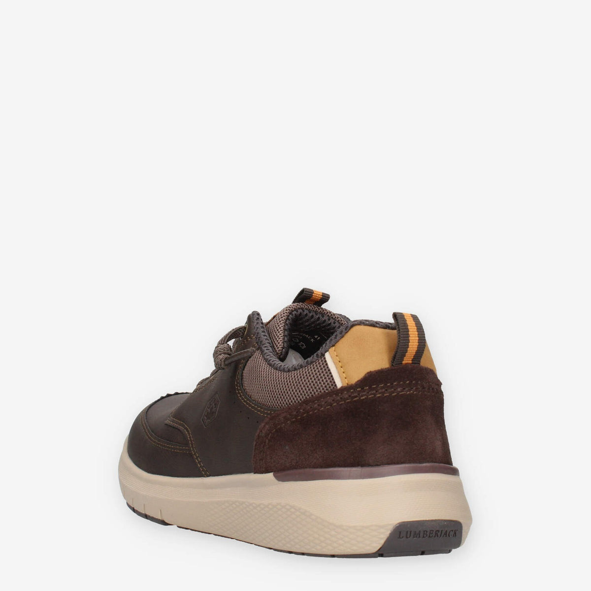 Sneaker Uomo Lumberjack in Pelle Marrone