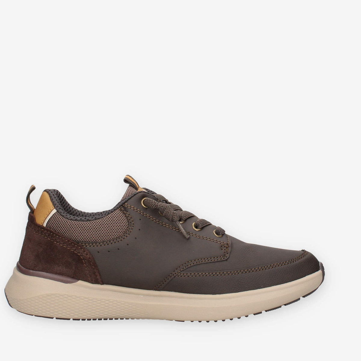 Sneaker Uomo Lumberjack in Pelle Marrone