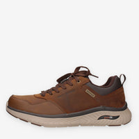 Scarpe da Uomo Skechers Arch Fit in Pelle Marrone