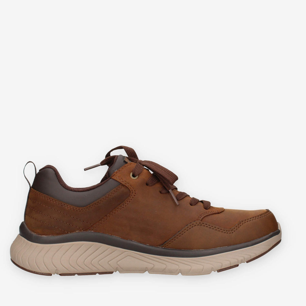Scarpe da Uomo Skechers Arch Fit in Pelle Marrone