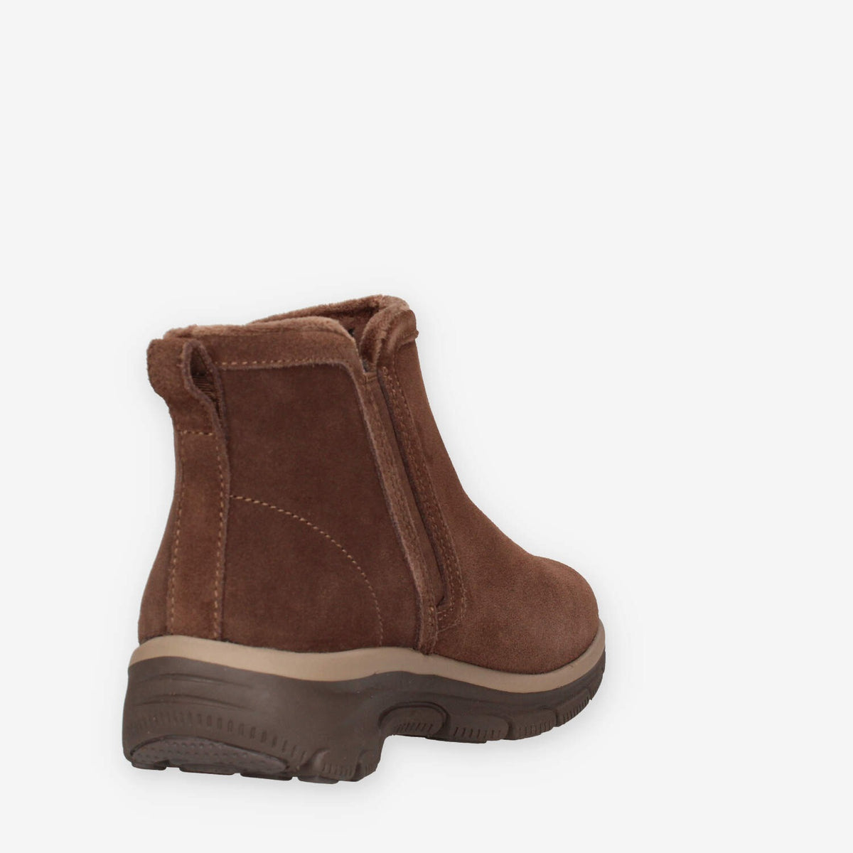 Stivaletti Donna Skechers in Pelle Scamosciata Marrone