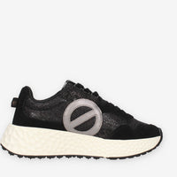 Sneakers NNVEN604-15 in Nero con Suola Testurizzata - No Name