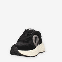 Sneakers NNVEN604-15 in Nero con Suola Testurizzata - No Name