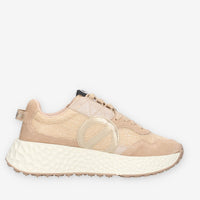 Sneaker Elegante No Name in Nude e Oro
