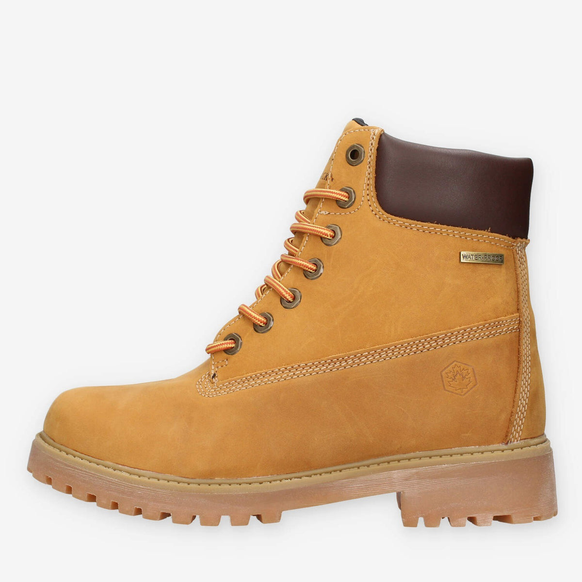 Scarponcini Lumberjack in Pelle Tan Yellow
