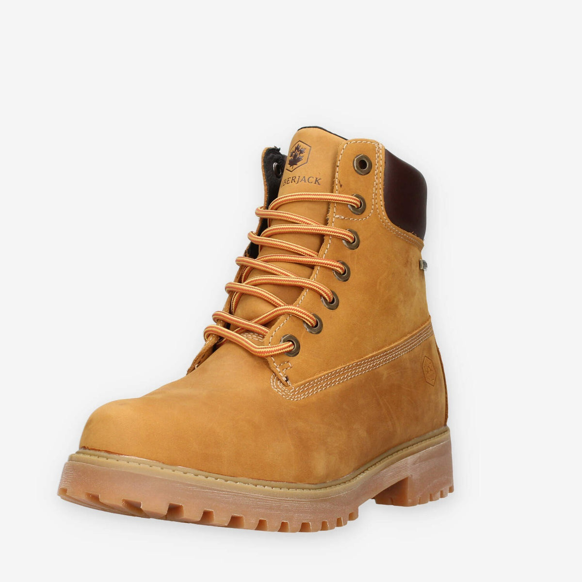 Scarponcini Lumberjack in Pelle Tan Yellow