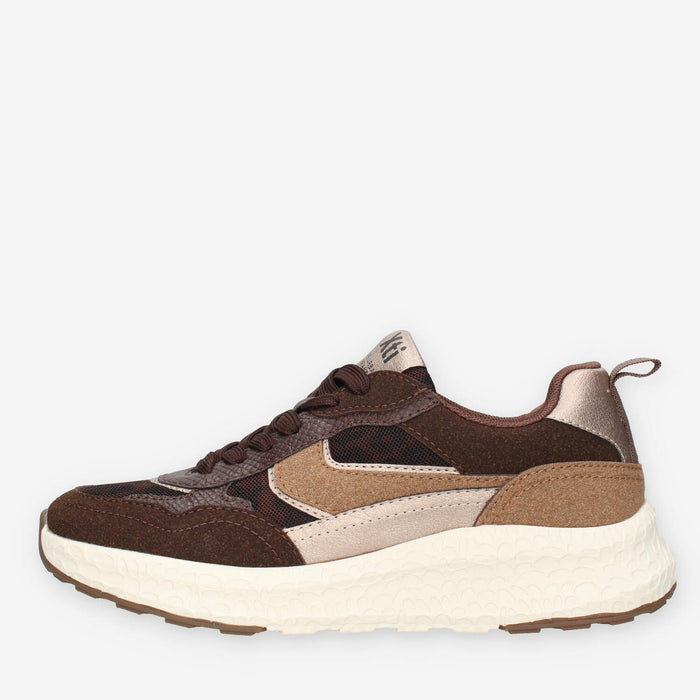 Sneakers Donna Xti Tentations Marroni - Modello 146145-BROWN