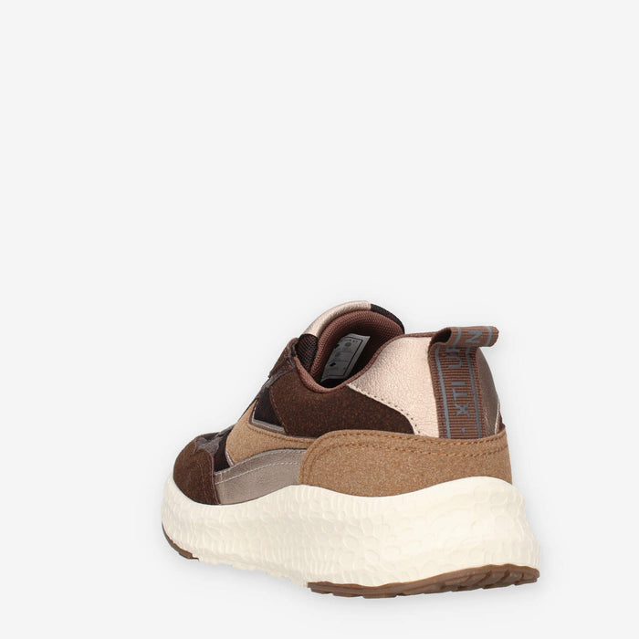 Sneakers Donna Xti Tentations Marroni - Modello 146145-BROWN