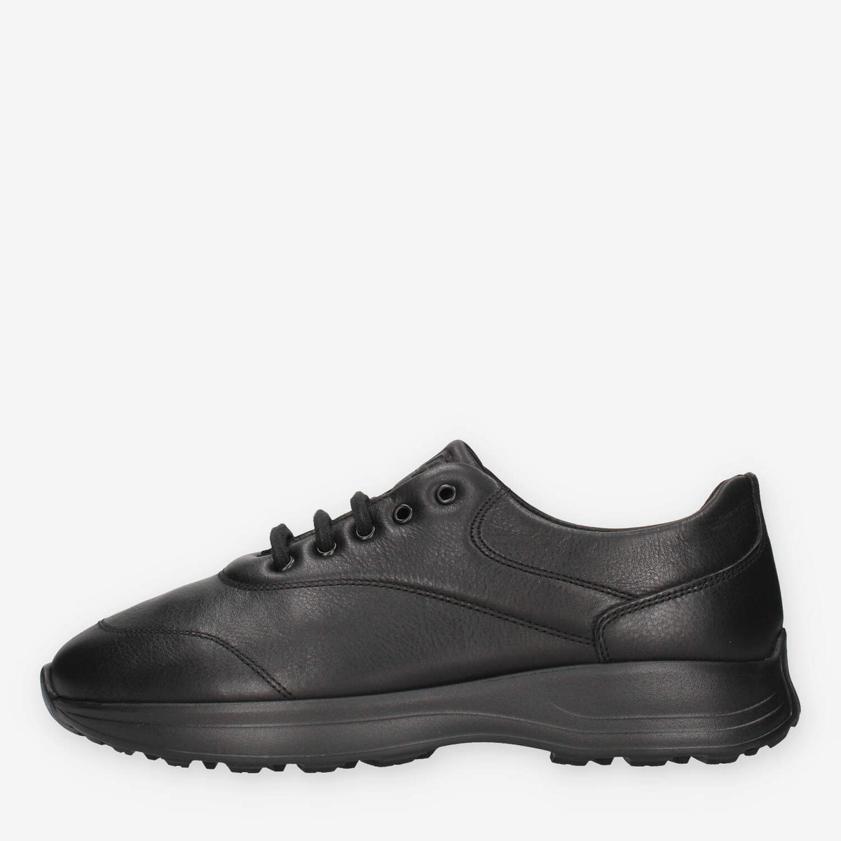 Sneaker Uomo in Pelle Nera - Frau A09N3-NERNER
