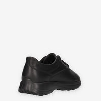 Sneaker Uomo in Pelle Nera - Frau A09N3-NERNER