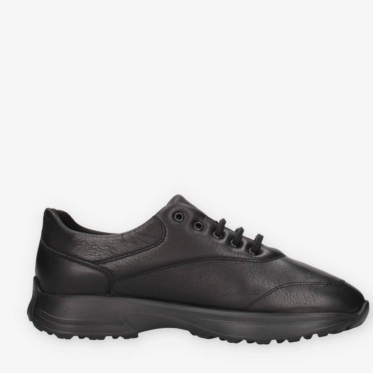 Sneaker Uomo in Pelle Nera - Frau A09N3-NERNER