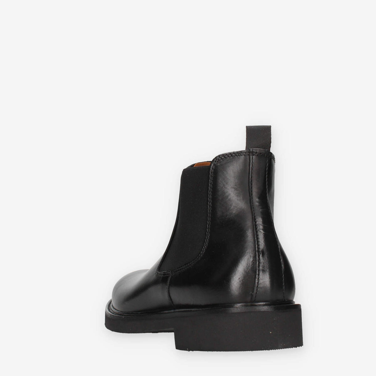 Stivaletti Chelsea in Pelle Nera - Exton Vienna