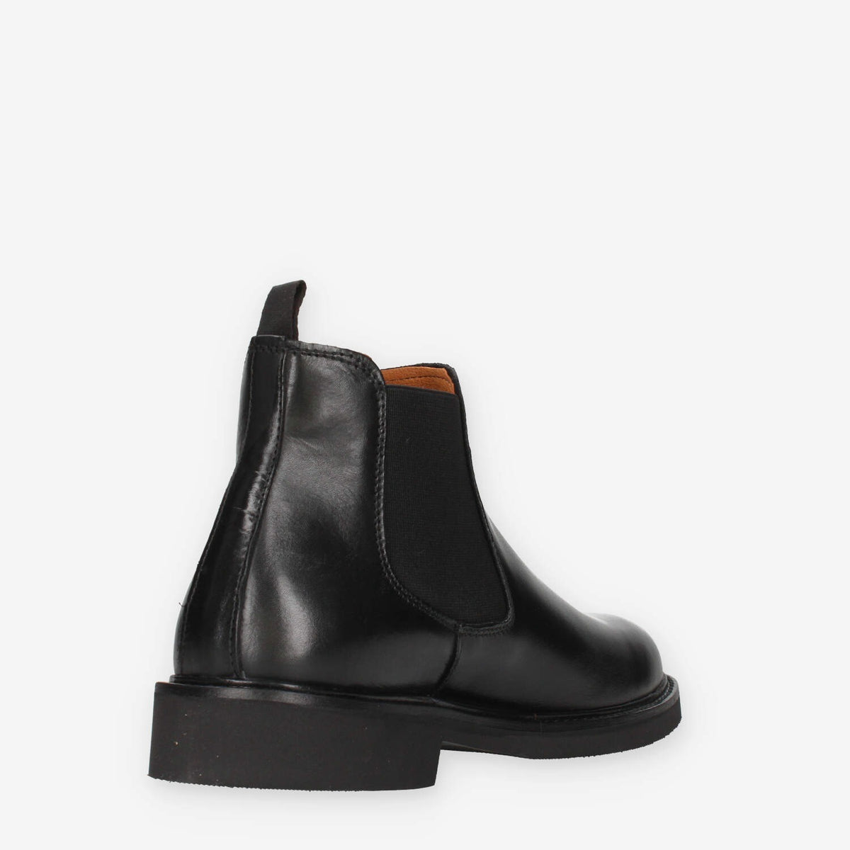 Stivaletti Chelsea in Pelle Nera - Exton Vienna