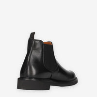 Stivaletti Chelsea in Pelle Nera - Exton Vienna