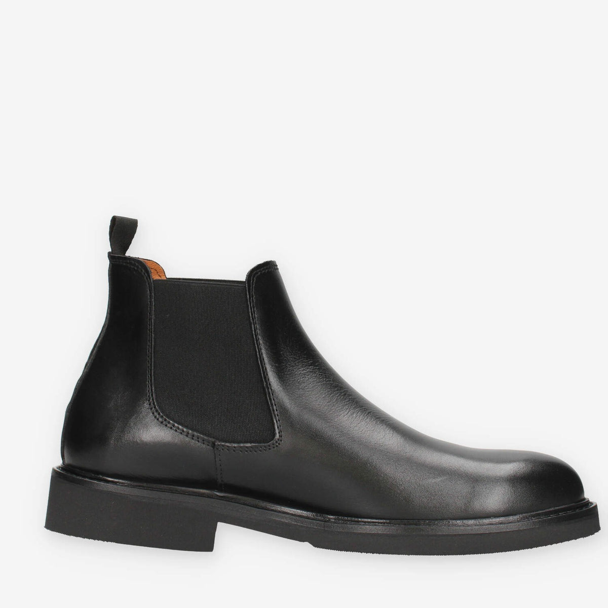 Stivaletti Chelsea in Pelle Nera - Exton Vienna