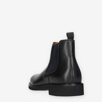 Stivaletti Chelsea in Pelle Blu - Exton 449-VIENNA-BLU