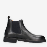 Stivaletti Chelsea in Pelle Blu - Exton 449-VIENNA-BLU
