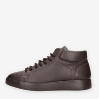 Sneakers Alte in Pelle Marrone - Frau