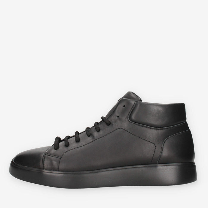 Sneakers Alte in Pelle Nera - Frau