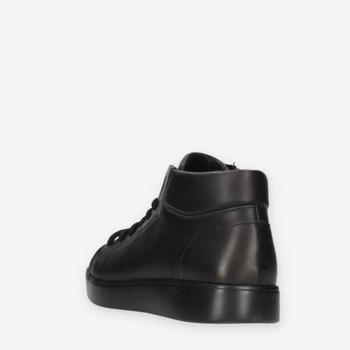 Sneakers Alte in Pelle Nera - Frau